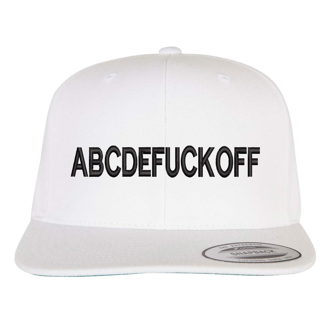 Classic Snapback Cap ABCDEFUCKOFF