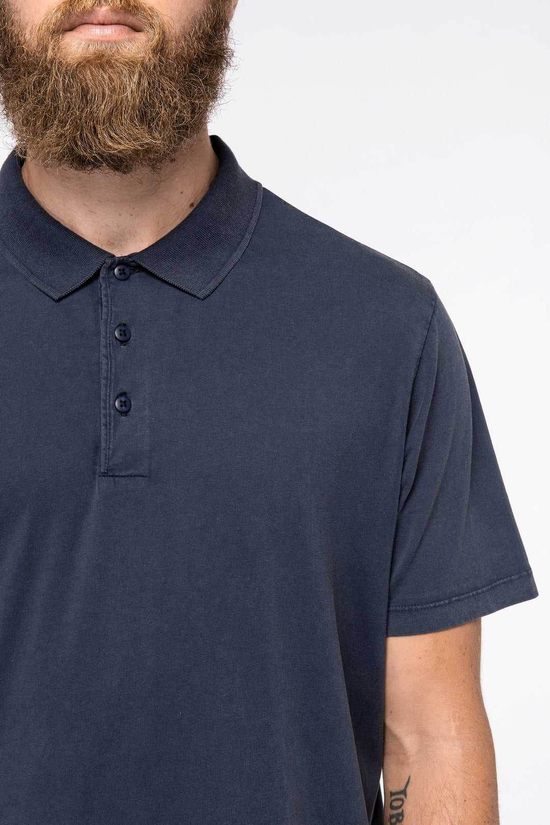 Ausgewaschenes Herren Polo - 165g - Individualisierung