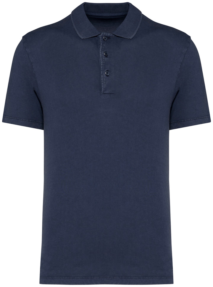 Ausgewaschenes Herren Polo - 165g - Individualisierung