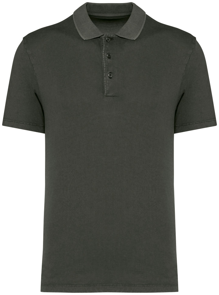 Ausgewaschenes Herren Polo - 165g - Individualisierung