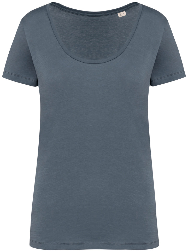 Slub-Damen-T-Shirt – 130g - Individualisierung