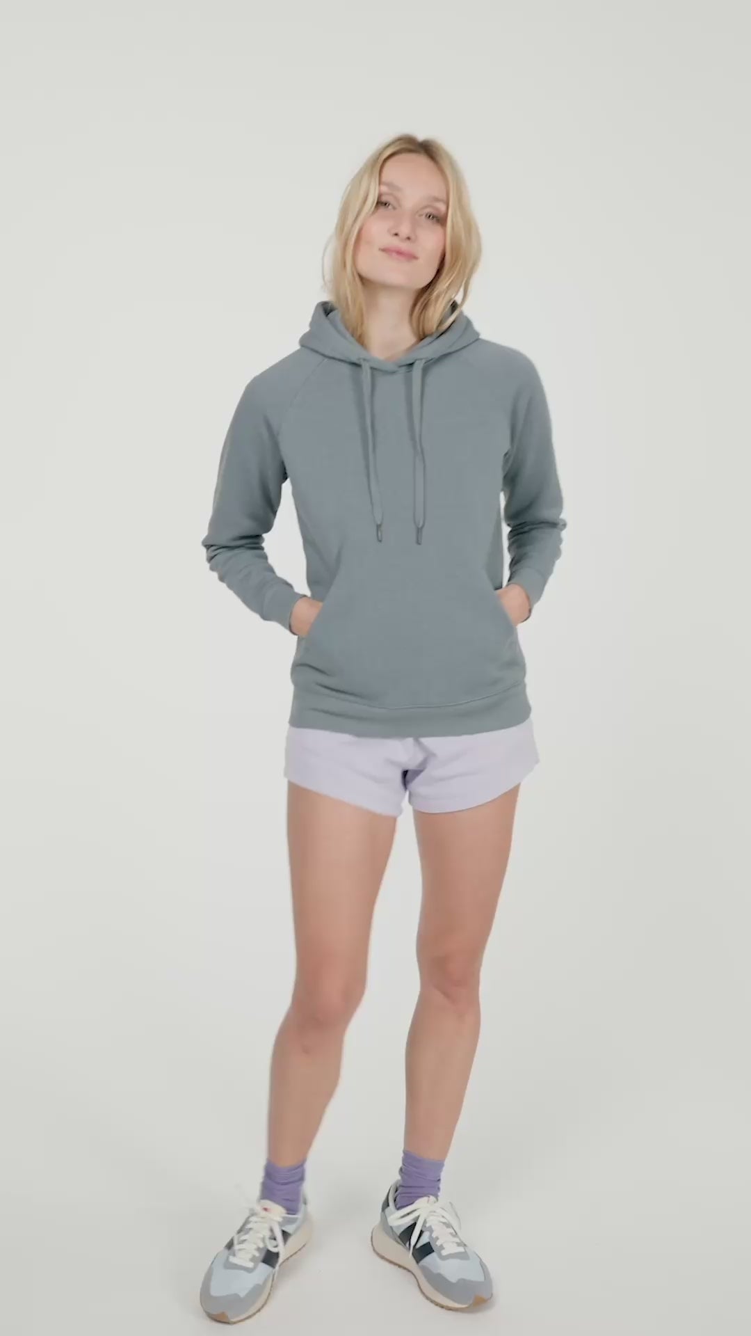 Damen-Kapuzensweatshirt mit Raglanärmeln – 350g - Individualisierung