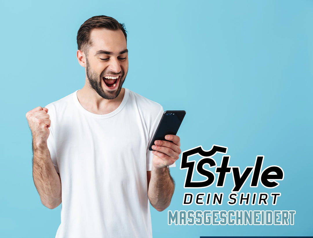 Massgeschneidertes T-Shirt UNISEX Breiter Kragen