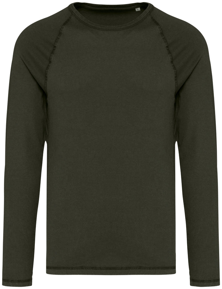 Raglan-T-Shirt mit langen Ärmeln für Herren – 190 g - Individualisierung